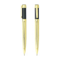 Valinpen China Lieferant Großhandel kostenlose Tinte Luxus Golden Color Metal Ball Pen mit kundenspezifischem Logo